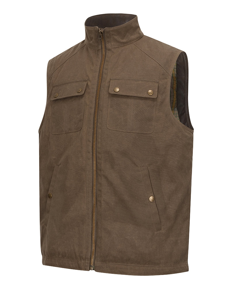 Hoggs Balfour Waxed Canvas Gilet