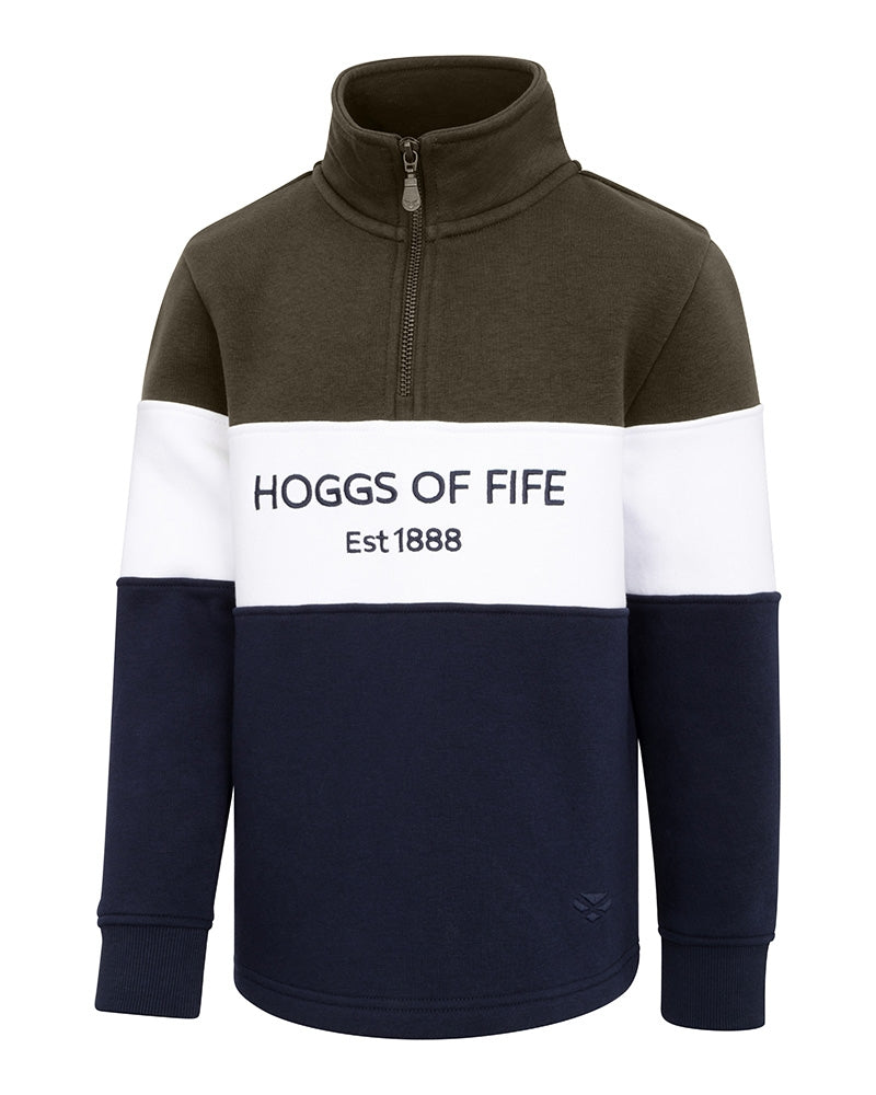 Hoggs Dumfries 1888 Junior 1/4 Zip Sweatshirt