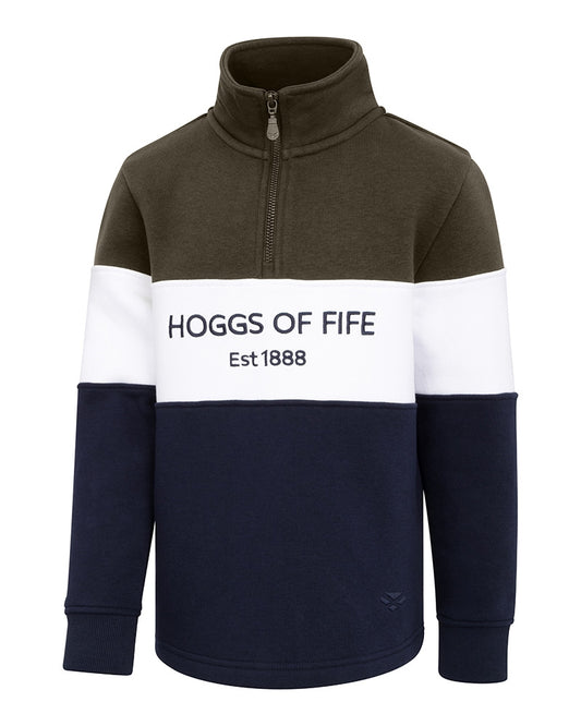 Hoggs Dumfries 1888 Junior 1/4 Zip Sweatshirt