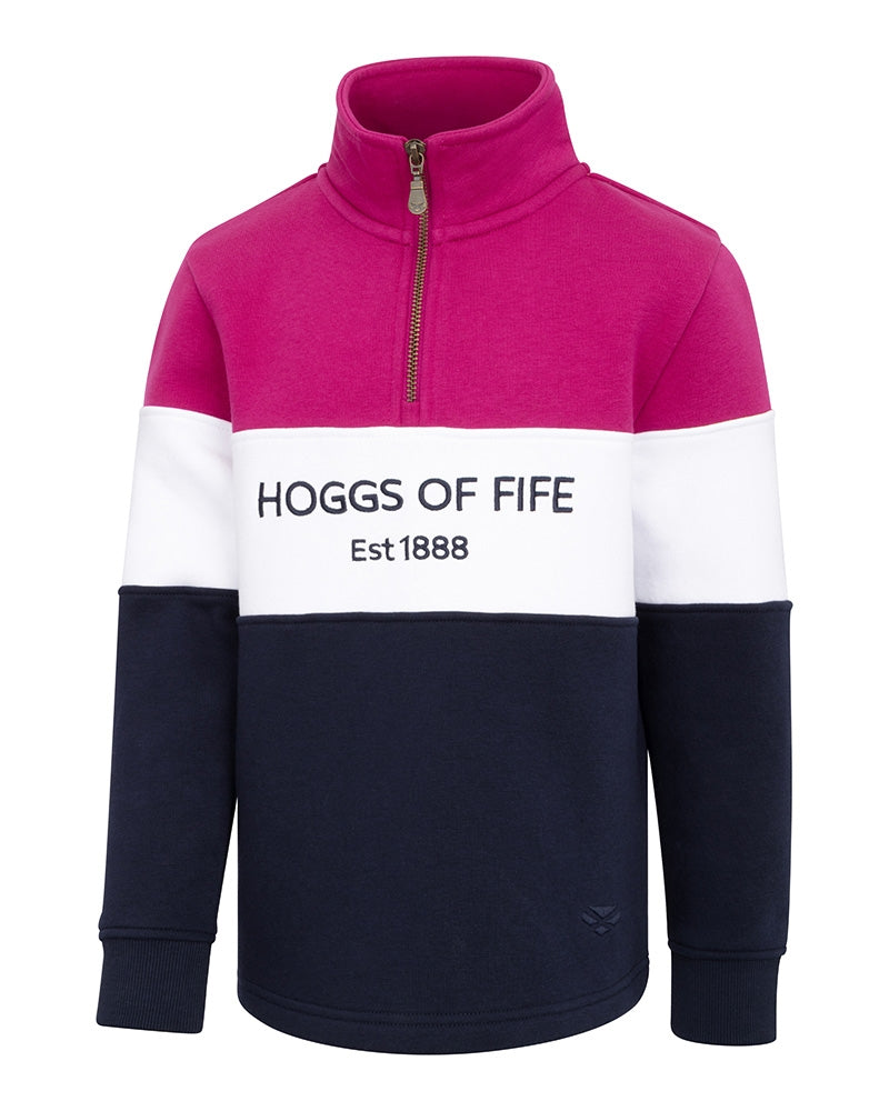 Hoggs Dumfries 1888 Junior 1/4 Zip Sweatshirt