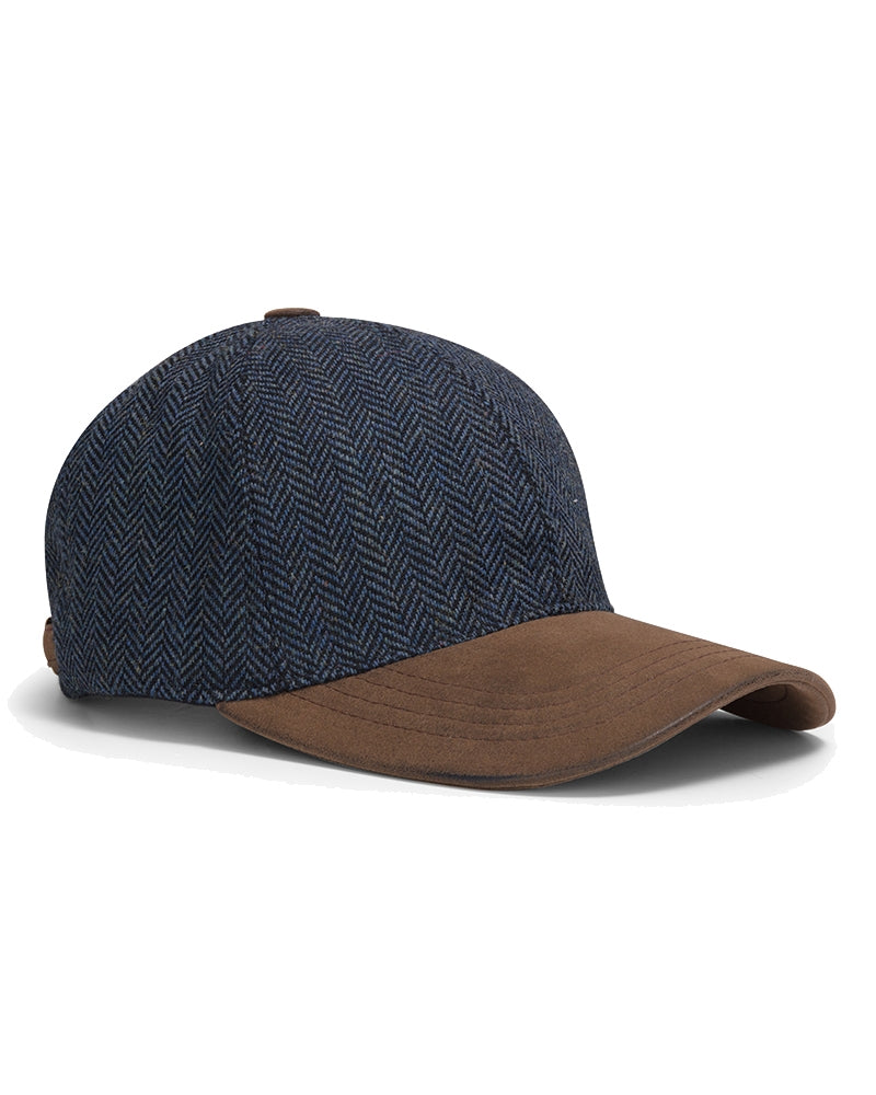 Hoggs Herringbone Tweed Baseball Cap