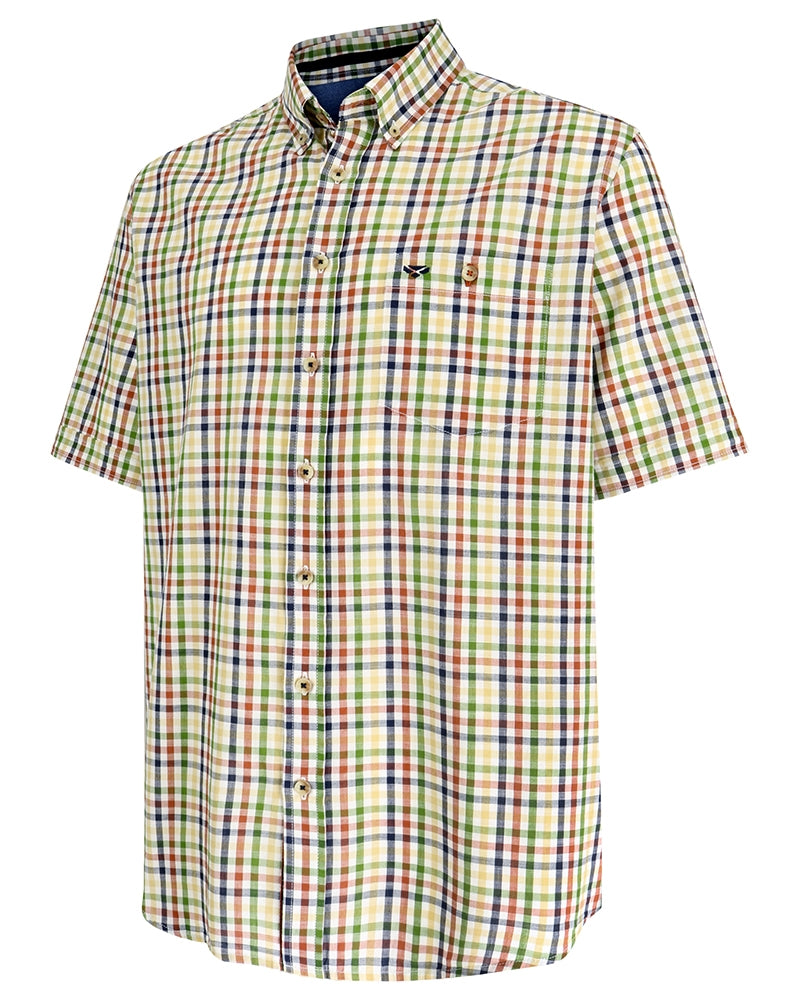 Hoggs Aberdour Short Sleeve Checked Shirt