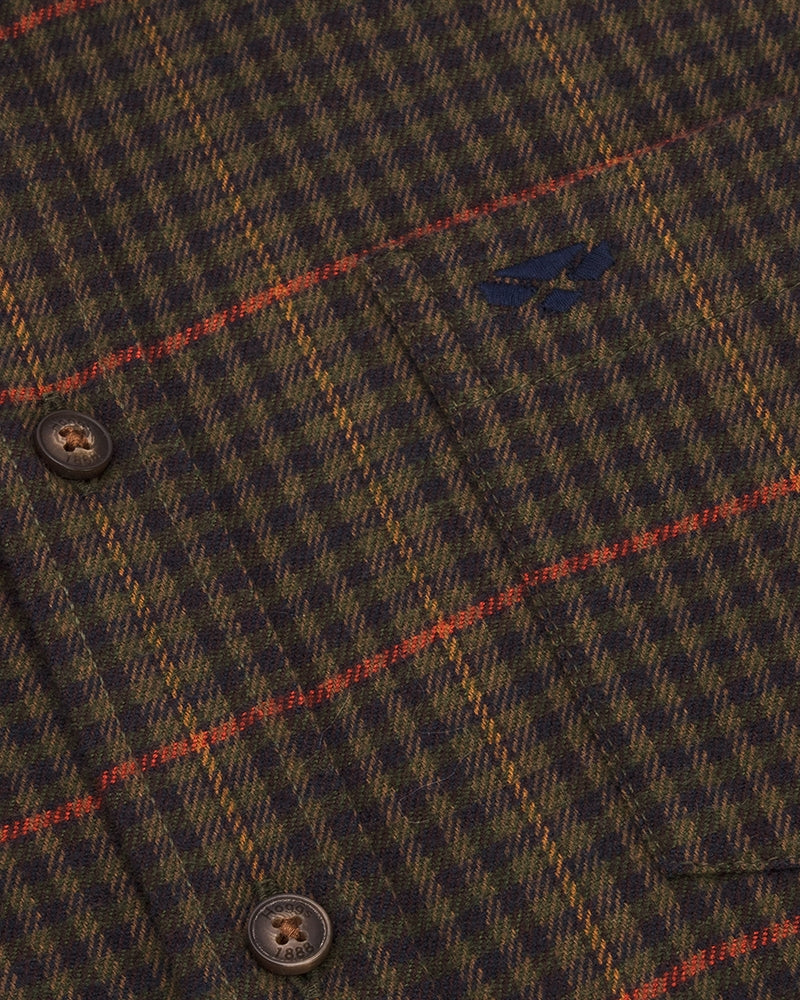Hoggs Harris Twill Check Shirt