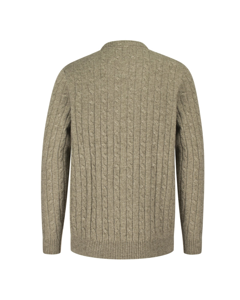 Hoggs Jedburgh Crew Neck Cable Pullover