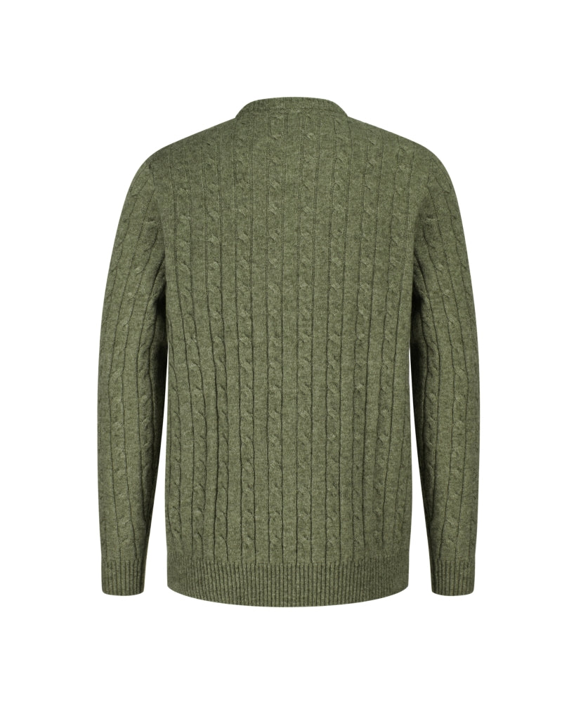 Hoggs Jedburgh Crew Neck Cable Pullover