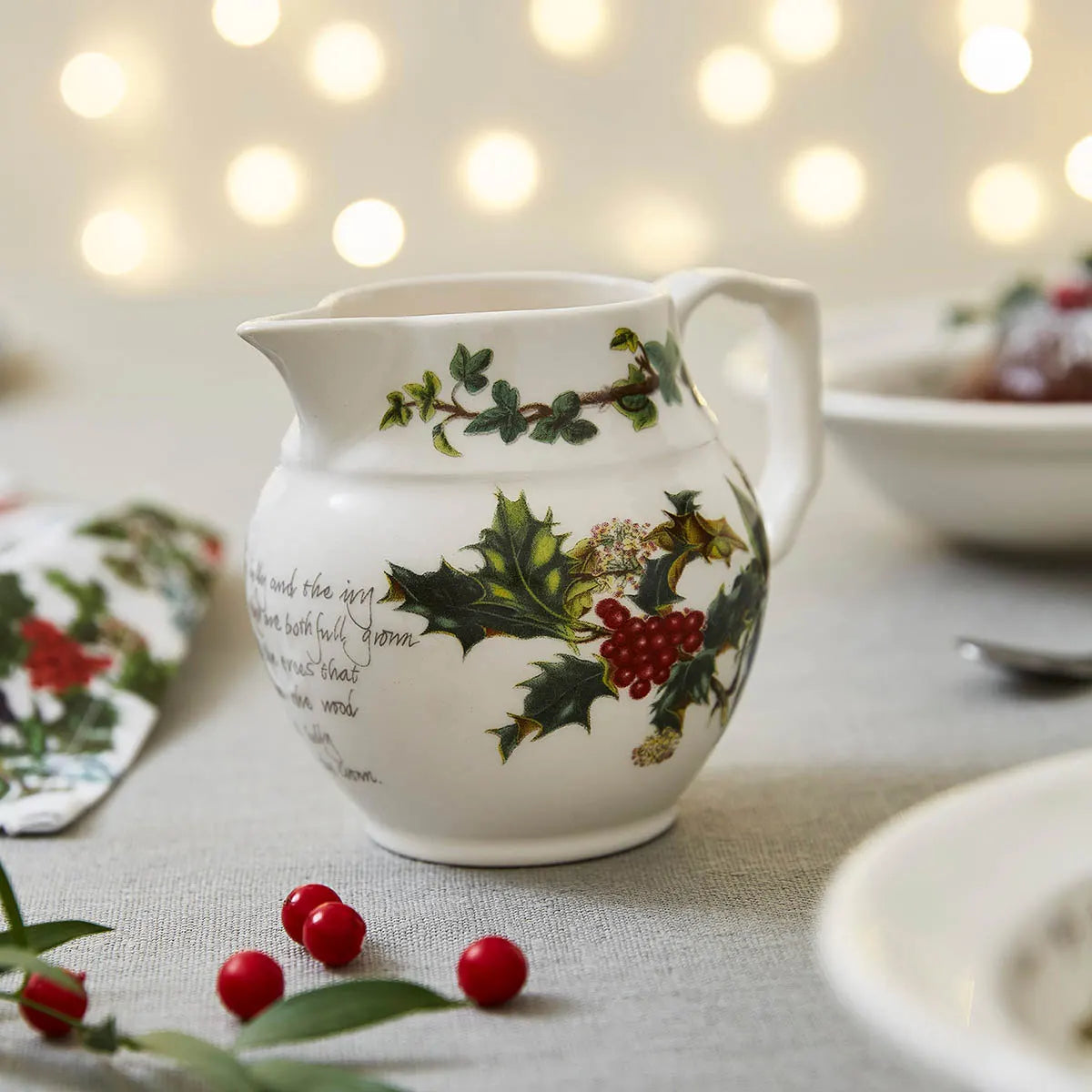 The Holly and the Ivy Staffordshire Jug 300ml