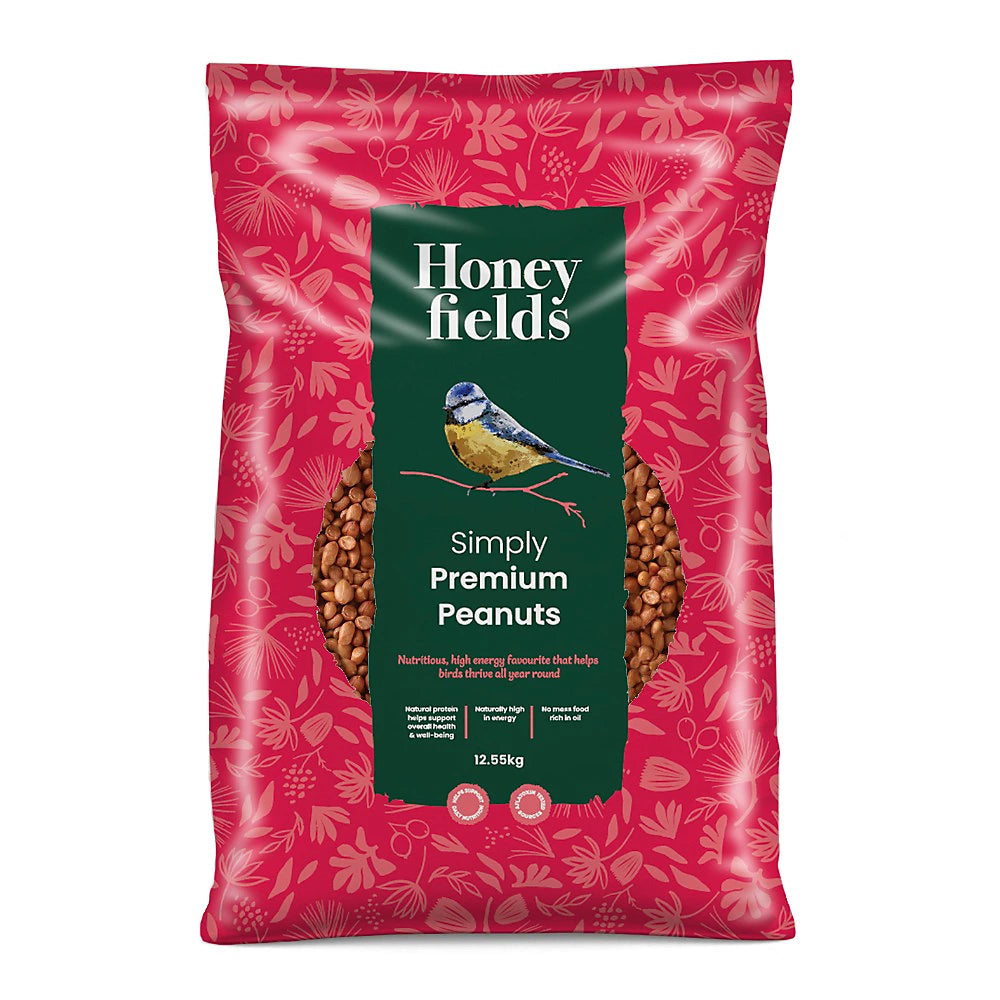 Honeyfields Simply Premium Peanuts Wild Bird Food 12.55kg