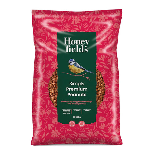 Honeyfields Simply Premium Peanuts Wild Bird Food 12.55kg