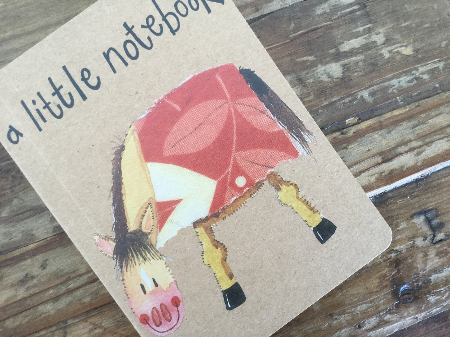 Alex Clark Horse Small Kraft Notebook