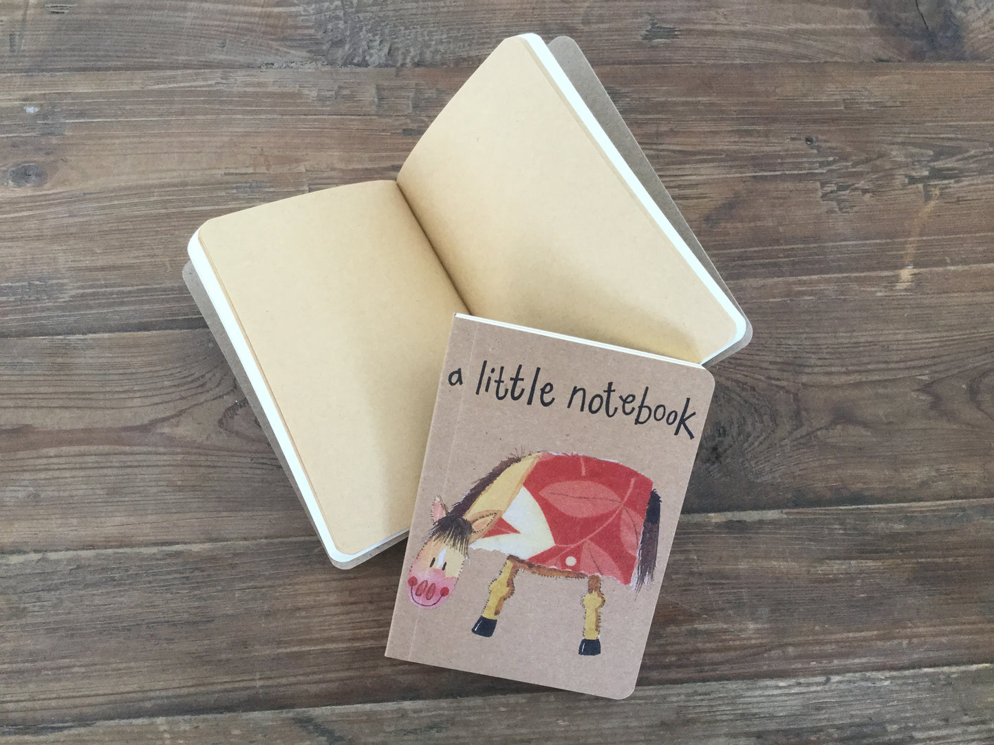Alex Clark Horse Small Kraft Notebook