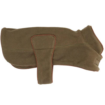 House of Paws Green Fleece Dog Coat
