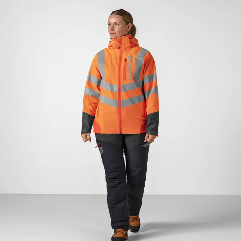 Husqvarna Women's Technical Rain Vent High-Viz Jacket