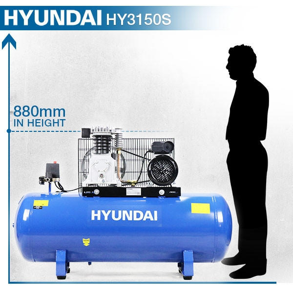 Hyundai HY3150SX Electric Air Compressor 150L