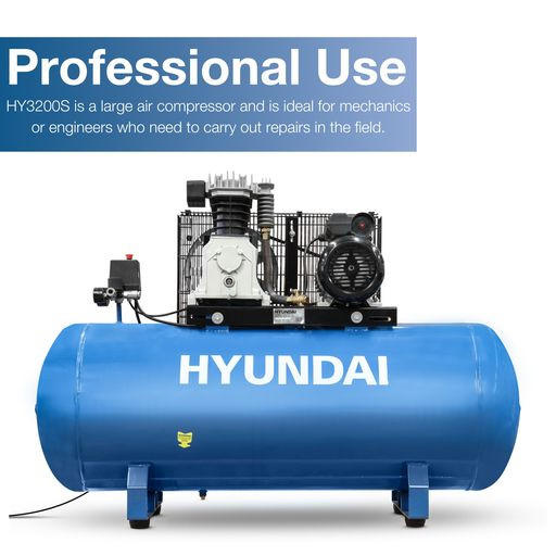 Hyundai HY3200SX Electric Air Compressor 200L