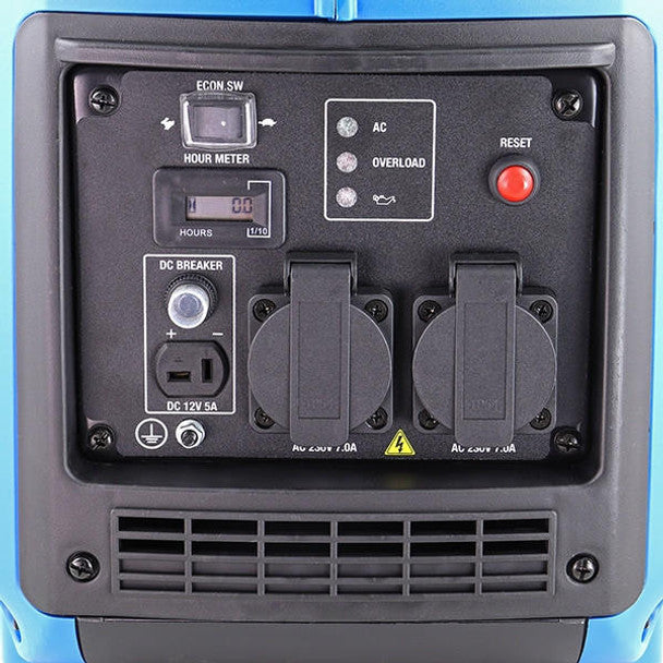 Hyundai HY2000Si 2000W / 2kW Petrol Inverter Generator, Pure Sine Wave Output, Portable Lightweight & Suitcase Style, Low Noise