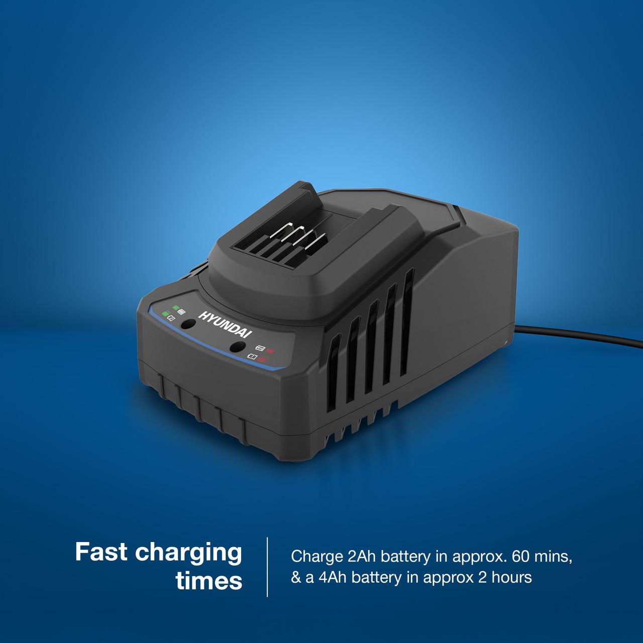 Hyundai 20V 2A Charger for 2nd Generation 20V Garden and Power Tools C20-2