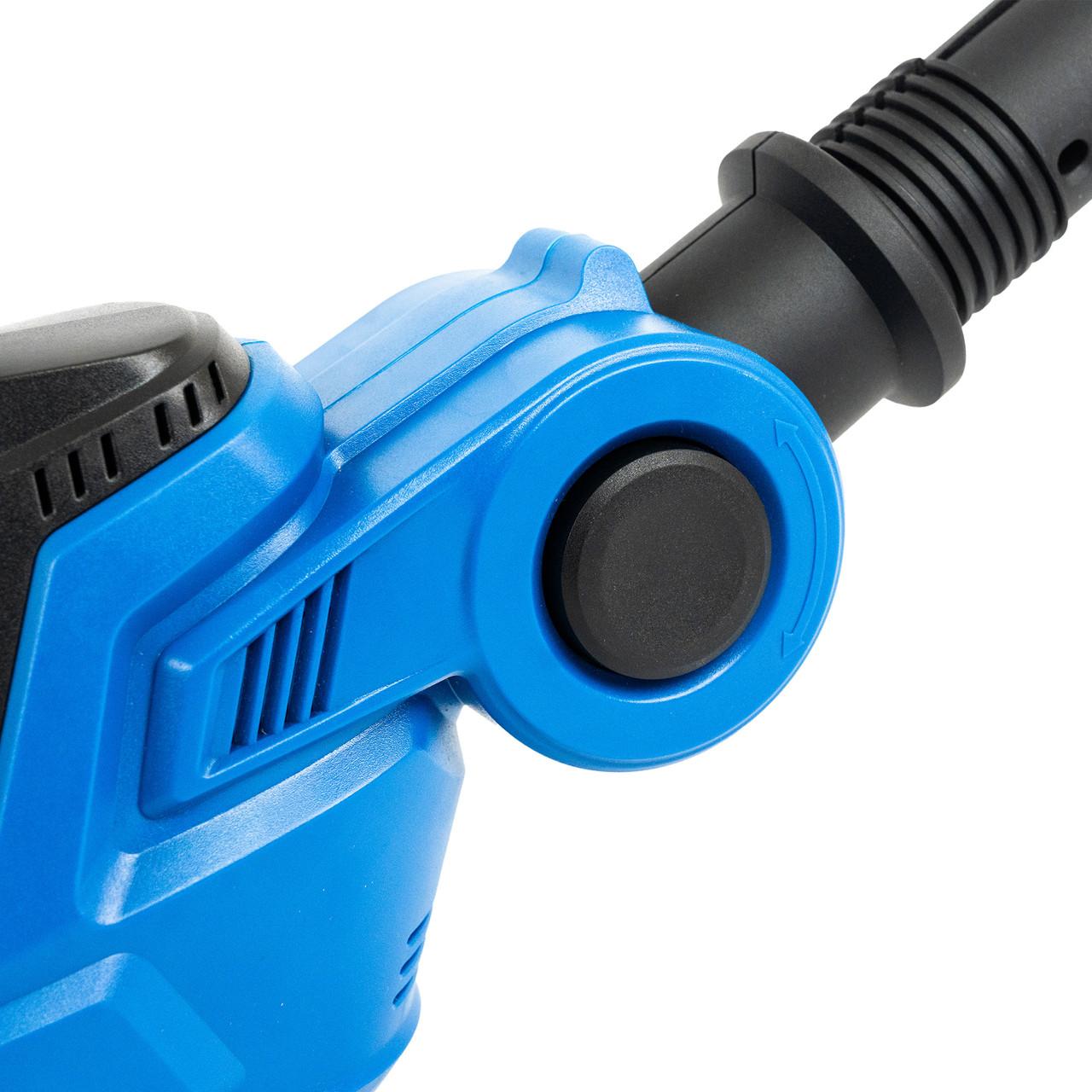 Hyundai HY20CPHT Hyundai 20V 450mm Cordless Long Reach Pole Hedge Trimmer, 2.6m Long Reach, 2.0Ah li-ion Battery & Charger