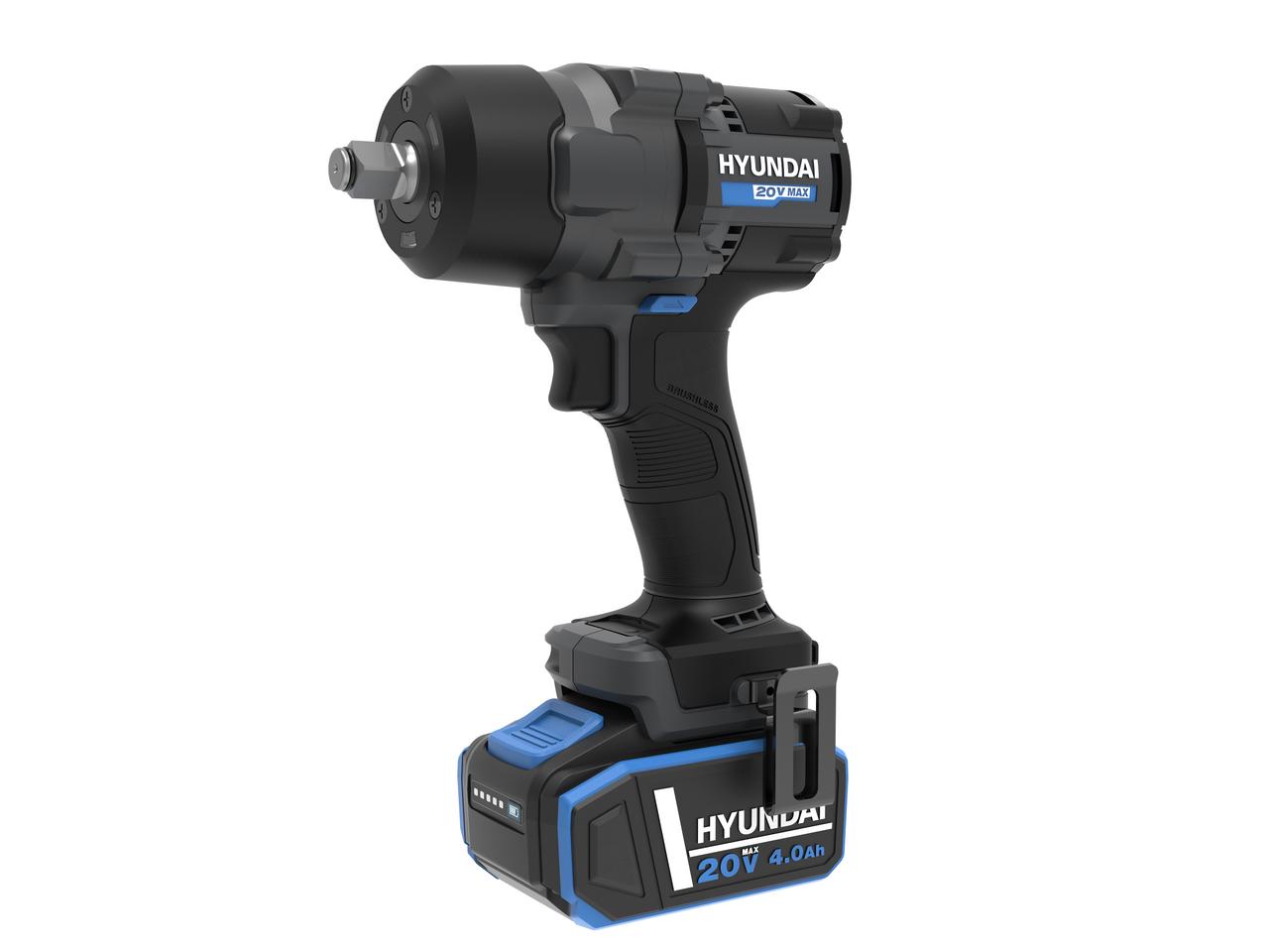 Hyundai IW20X-700 20V Cordless ½ Impact Wrench 700Nm High-Torque with Friction Ring