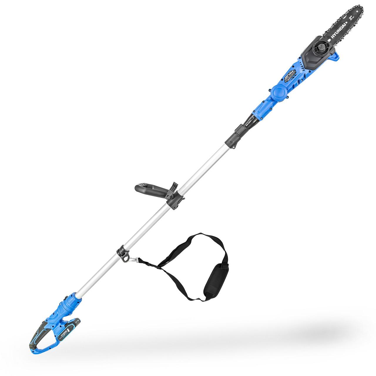 Hyundai HY20CPS 20V Cordless Pole Saw, 2Ah Battery and Charger, Lightweight and Telescopic reach
