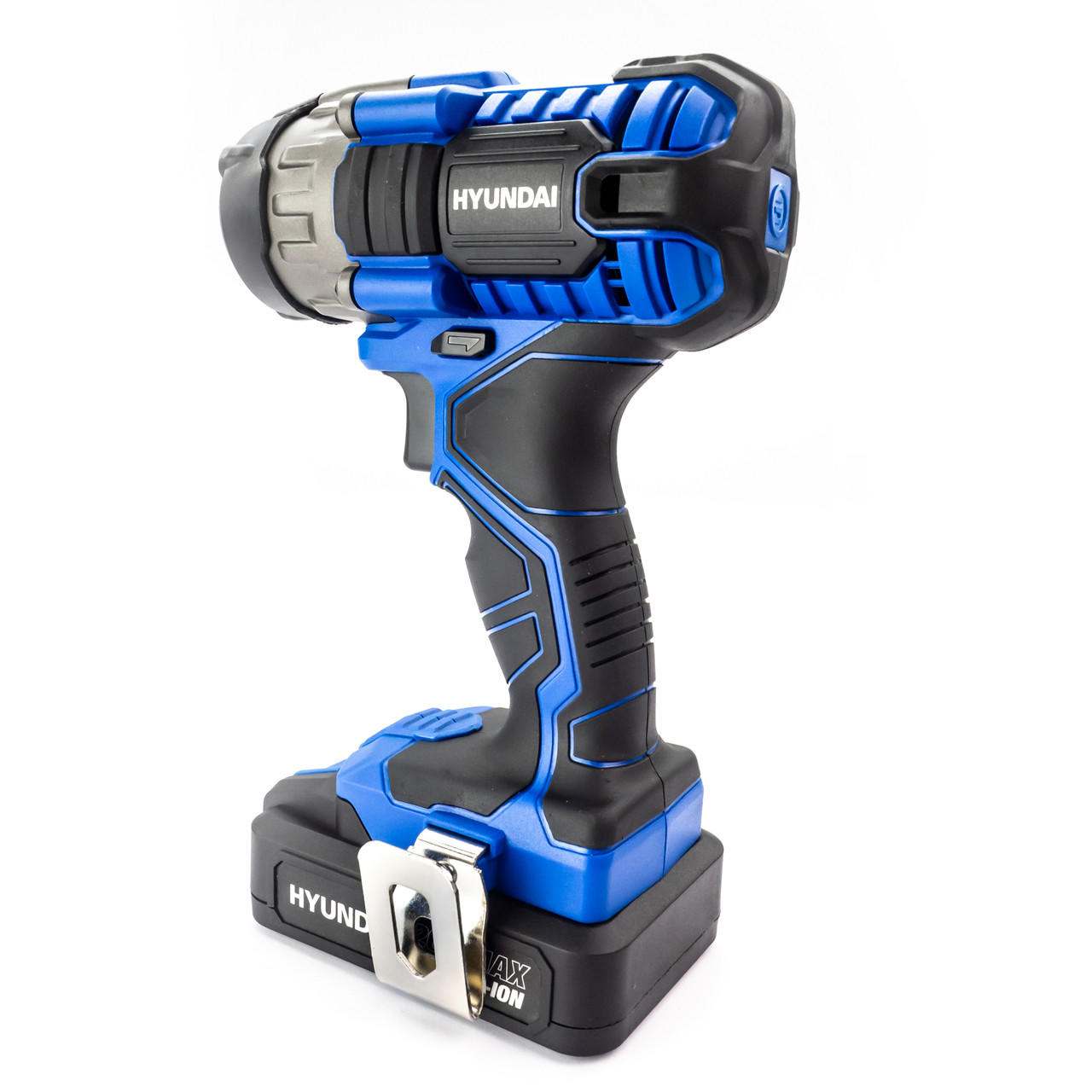 Hyundai 20V MAX 180Nm Li-Ion Cordless Impact Driver and 32-Piece Drill Bit Accessory Set