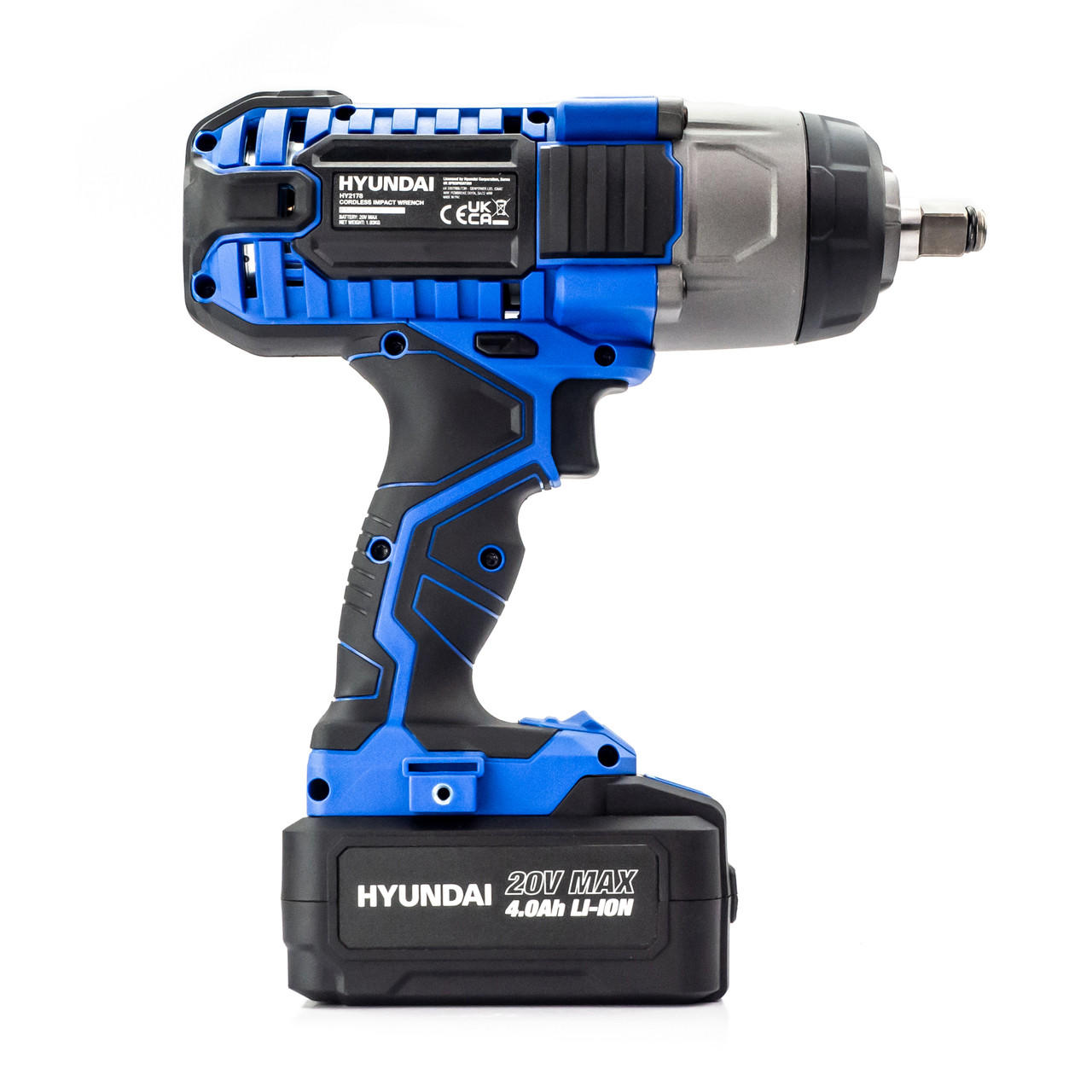 Hyundai 20V MAX 350Nm Li-Ion Cordless 4Ah Impact Wrench HY2178