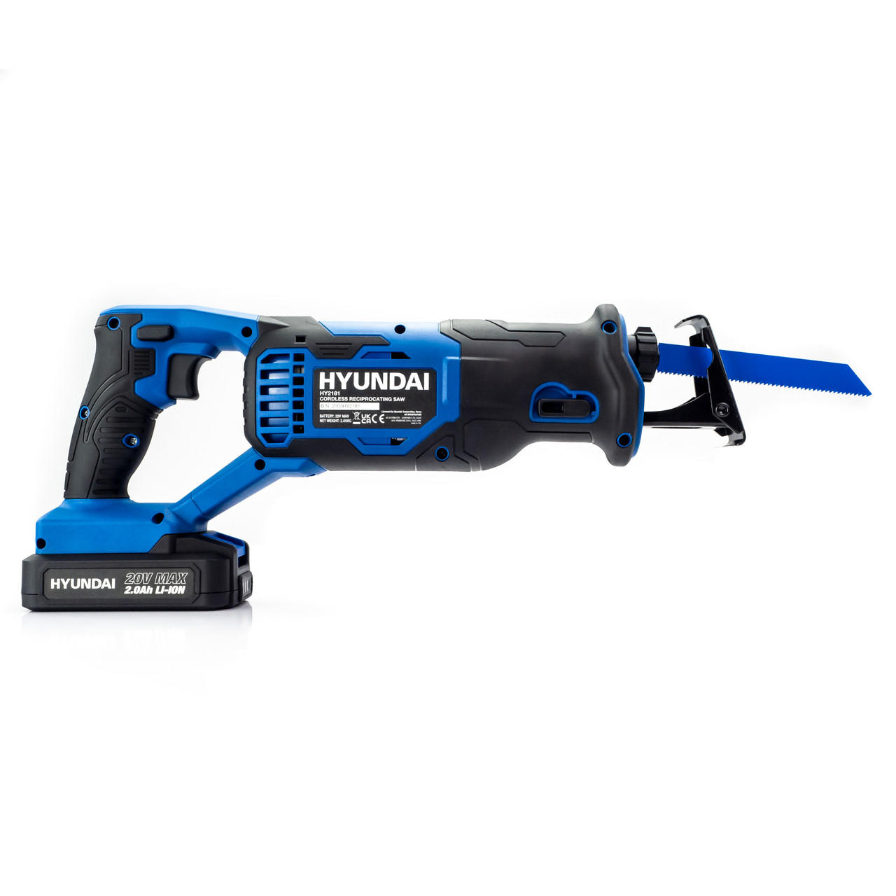 Hyundai 20V MAX Li-Ion Cordless Reciprocating Saw HY2181