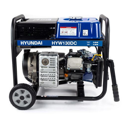 Hyundai 3.2kW/4kVa Petrol Welder Generator 120A DC Welder HYW130DC