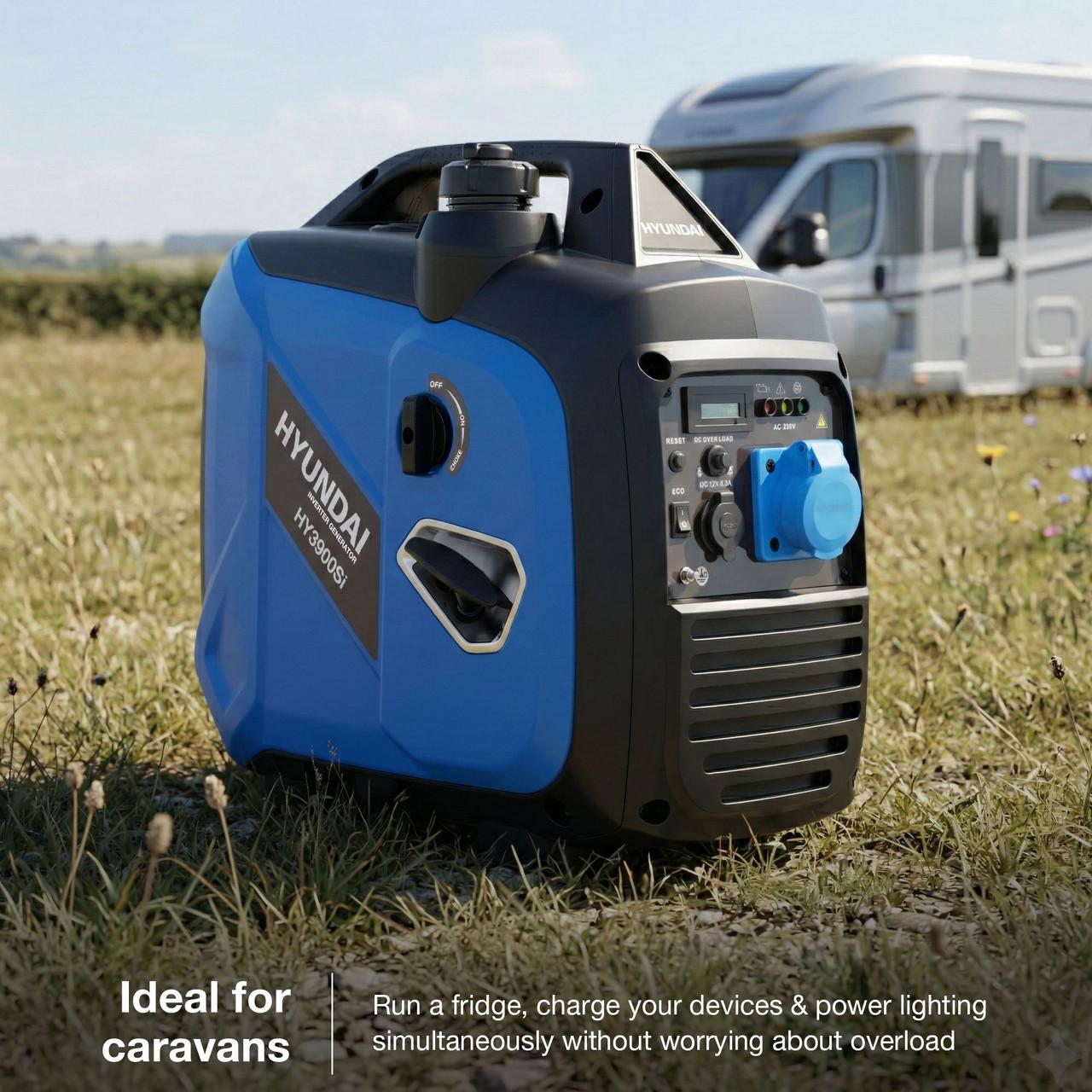 Hyundai HY3900SI 3.3kW / 3300W Petrol Portable Inverter Generator