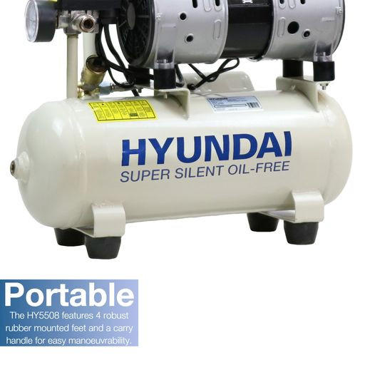 Hyundai HY5508X Electric Air Compressor 8L