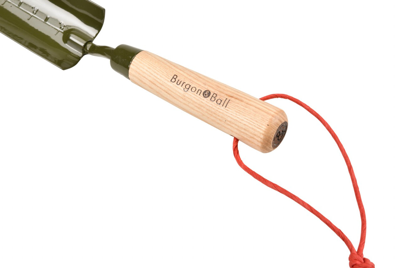Burgon & Ball Boron Green Transplanter Trowel