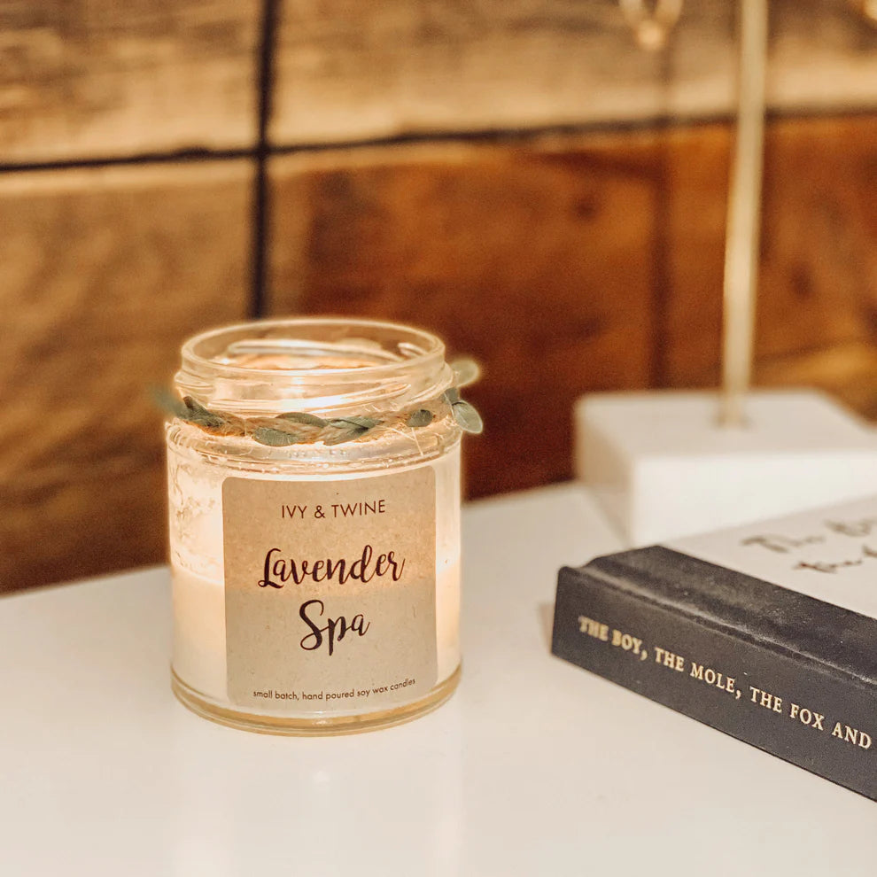 Ivy & Twine Lavender Spa (190g) Candle