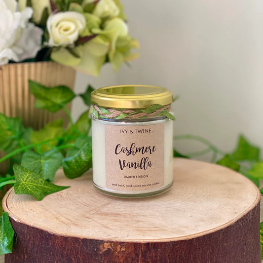Ivy & Twine Cashmere Vanilla (190g) Candle