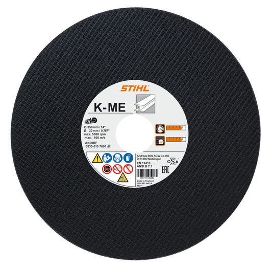 STIHL K-ME Abrasive Cutting Wheel for Steel 12-16"