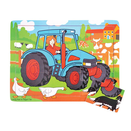 BigJigs Tractor Tray Puzzle