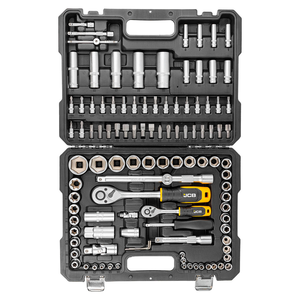 JCB 108 Piece Socket and Bit Set JCB-41082-5