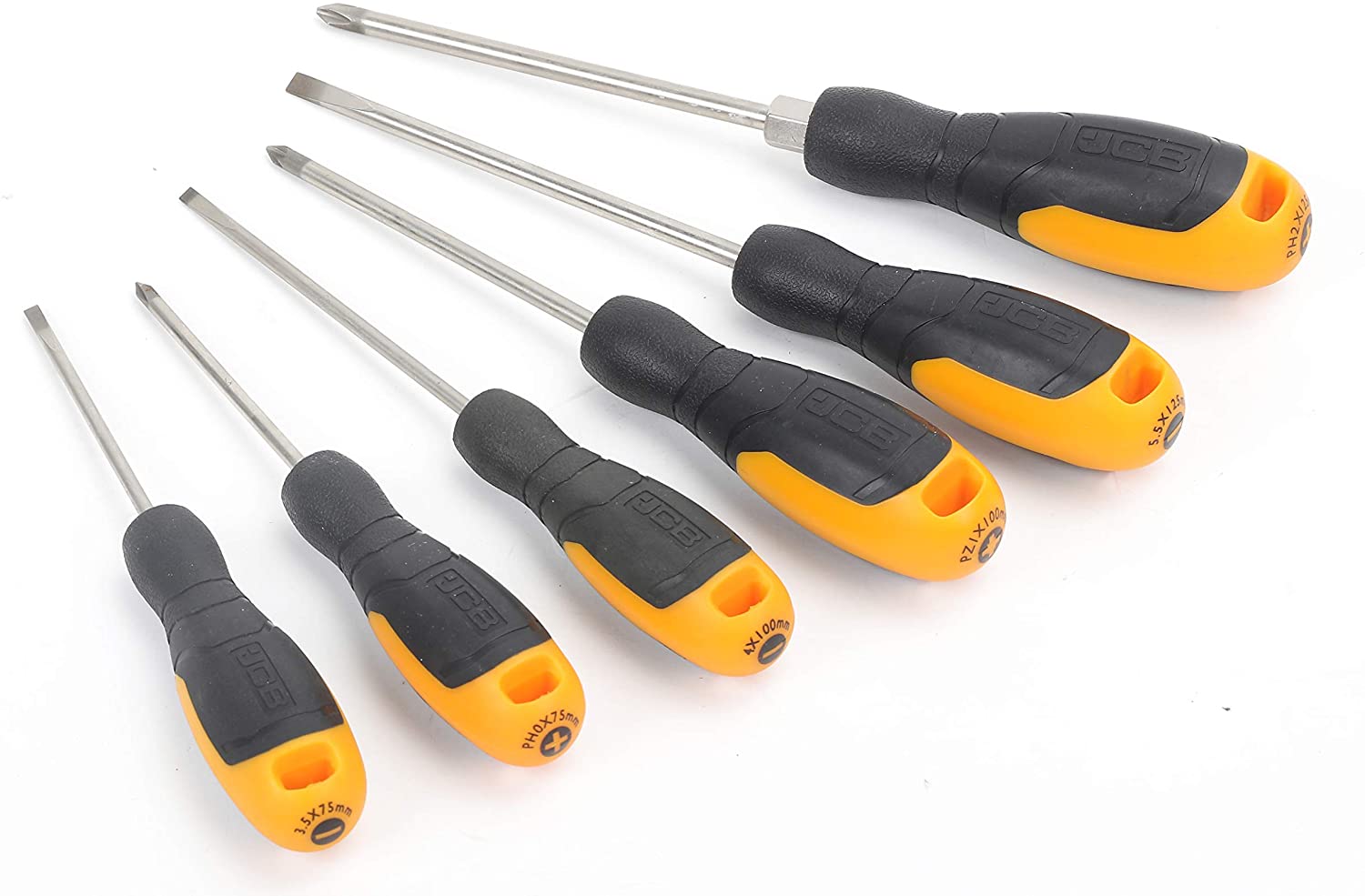 JCB 6 Piece Screwdriver Set JCB-6PC-SD
