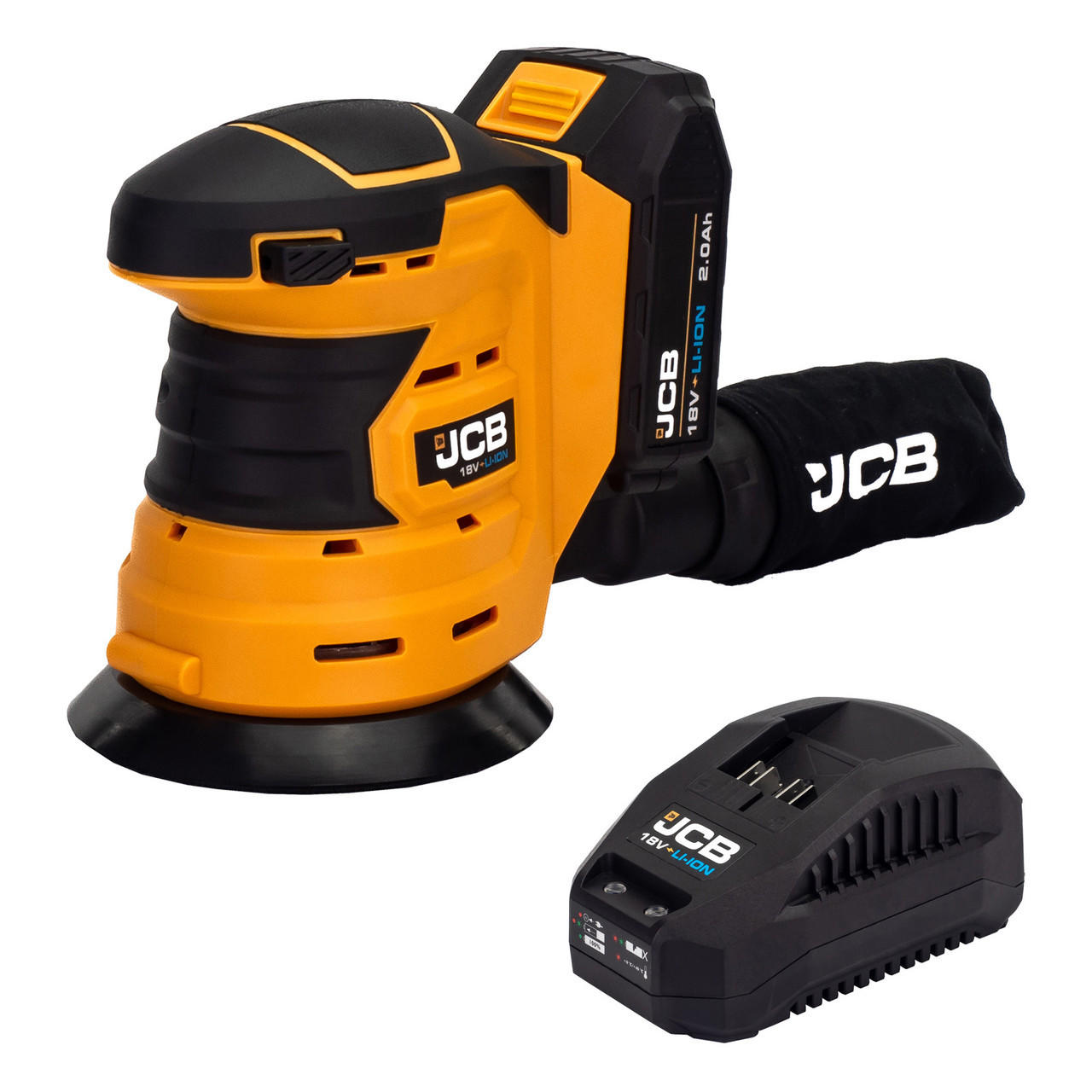 JCB 18V Cordless Random Orbital Sander
