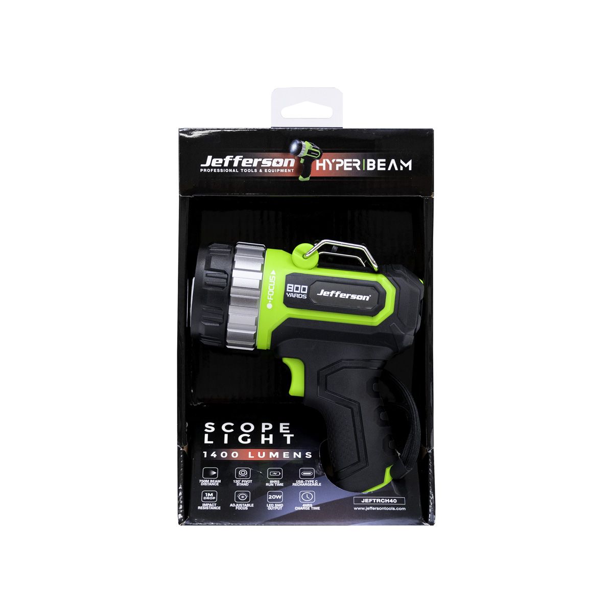 Jefferson HyperBeam 1400 Lumens Scope Light