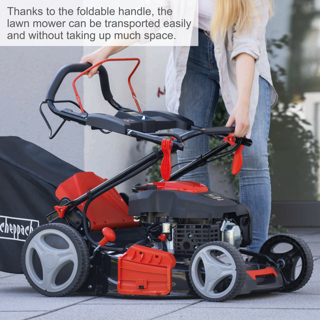 Scheppach MS225-53E Petrol Self-Propelled Lawn Mower 53cm
