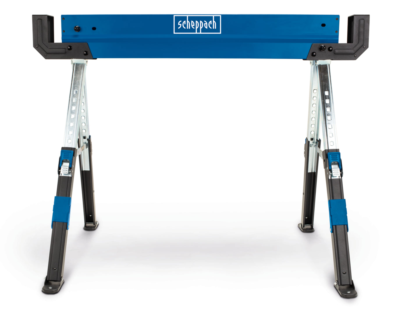 Scheppach MWB600 Adjustable Heavy Duty Steel Sawhorse Trestles 589kg