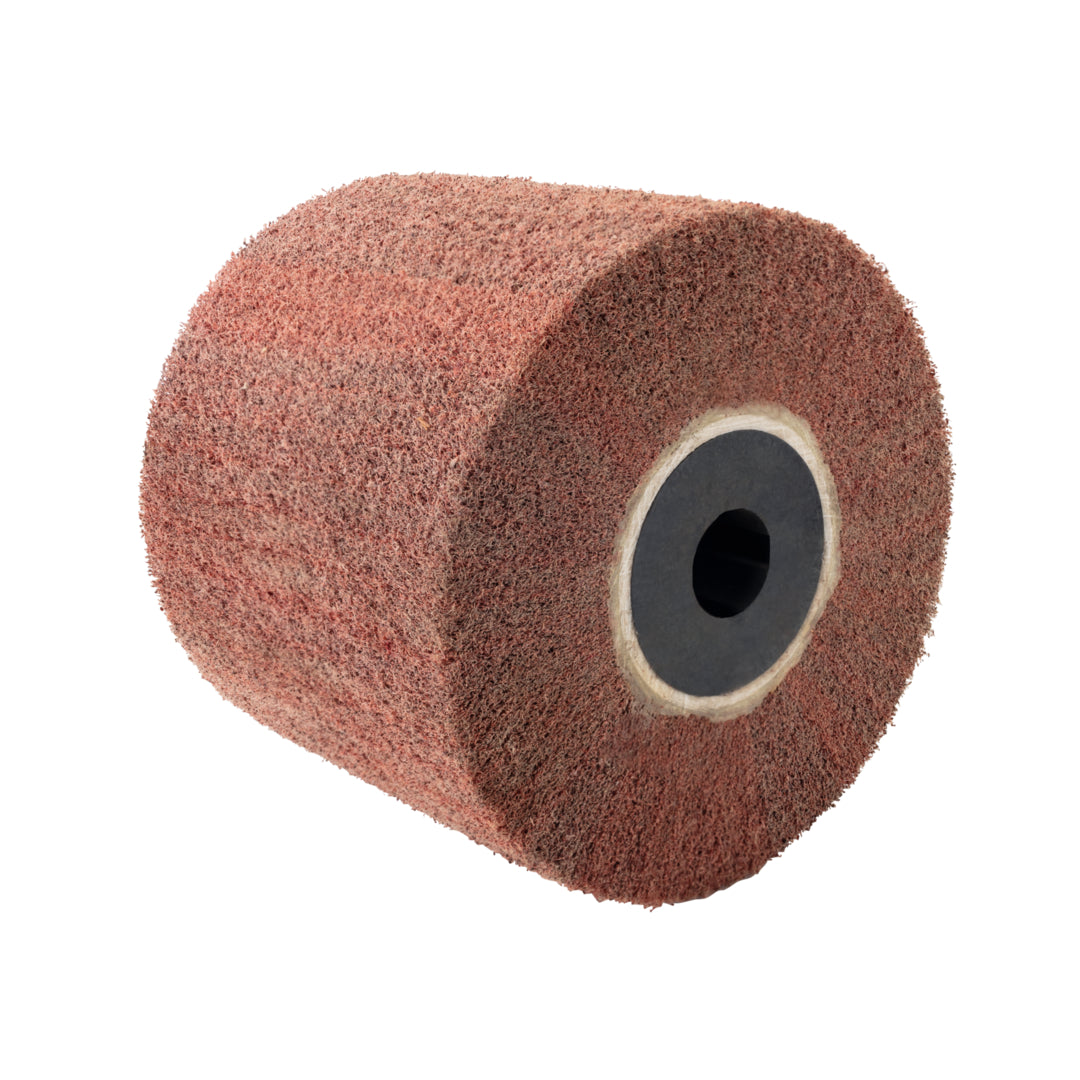 Scheppach synthetic fibre brush roller 125mm x 100mm for cleaning timber stone and tiles.