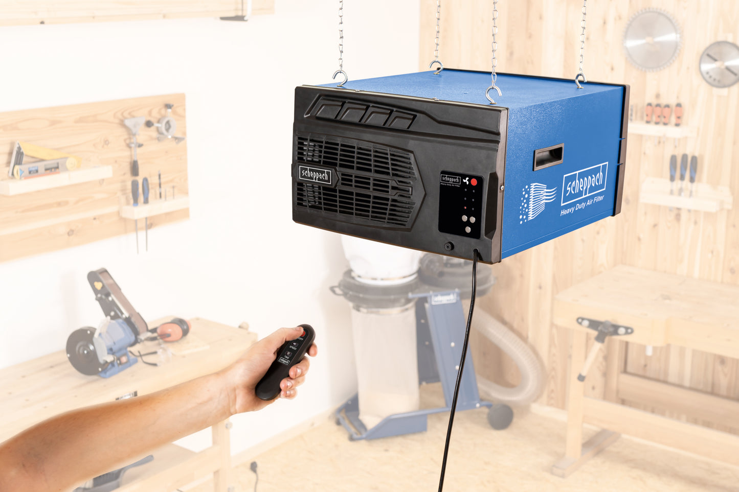 Scheppach HDA-14 110W Workshop Air Purifier 740m³/h