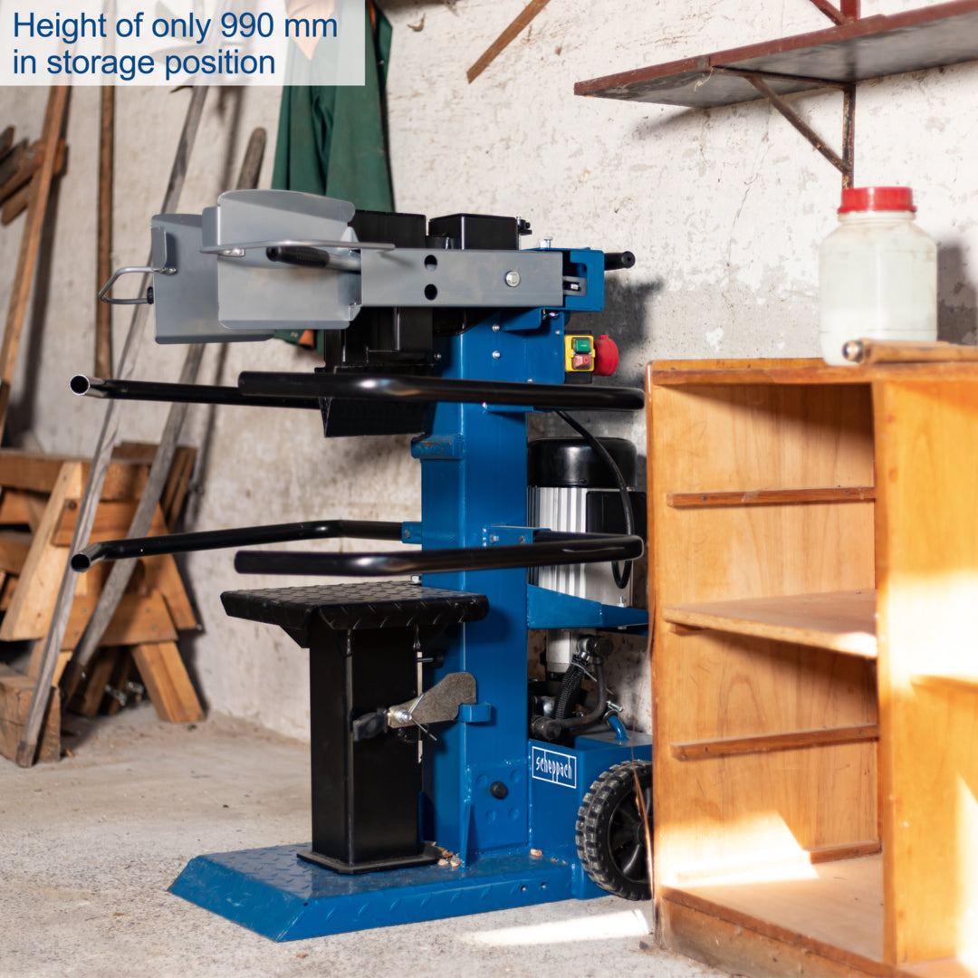 Scheppach Compact 8t 3150W Vertical Hydraulic Log Splitter 230V