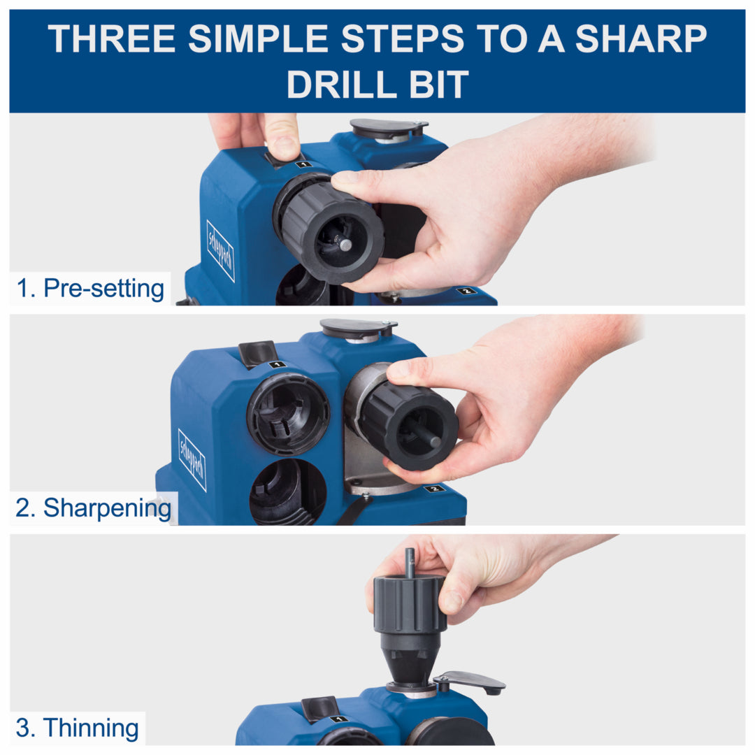 Scheppach DBS800 Drill Bit Sharpener 80W
