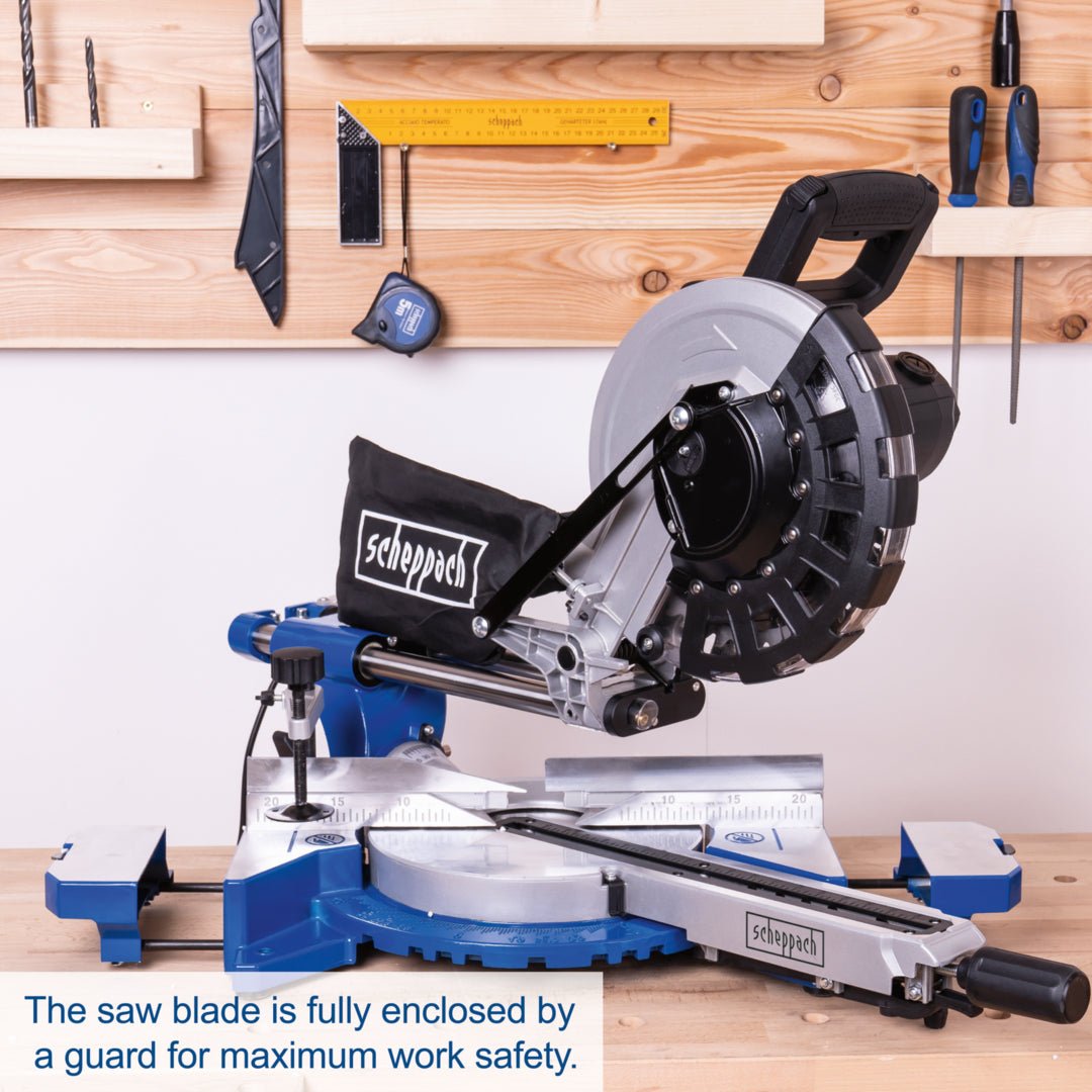 Scheppach HM254 255mm Sliding Mitre Saw 2000W