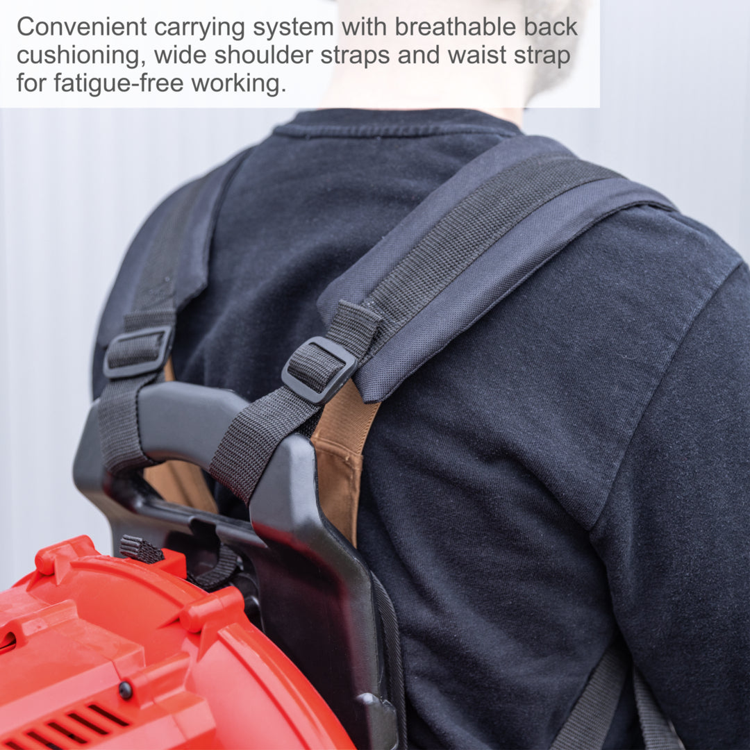 Scheppach LB5200BP Petrol Backpack Leaf Blower 295 km/h