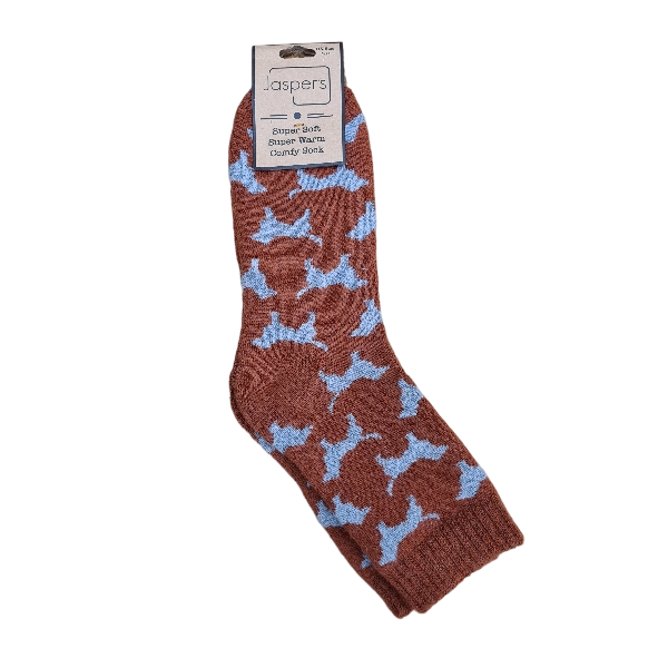 Jess & Lou Dashing Dogs Super Cosy Socks