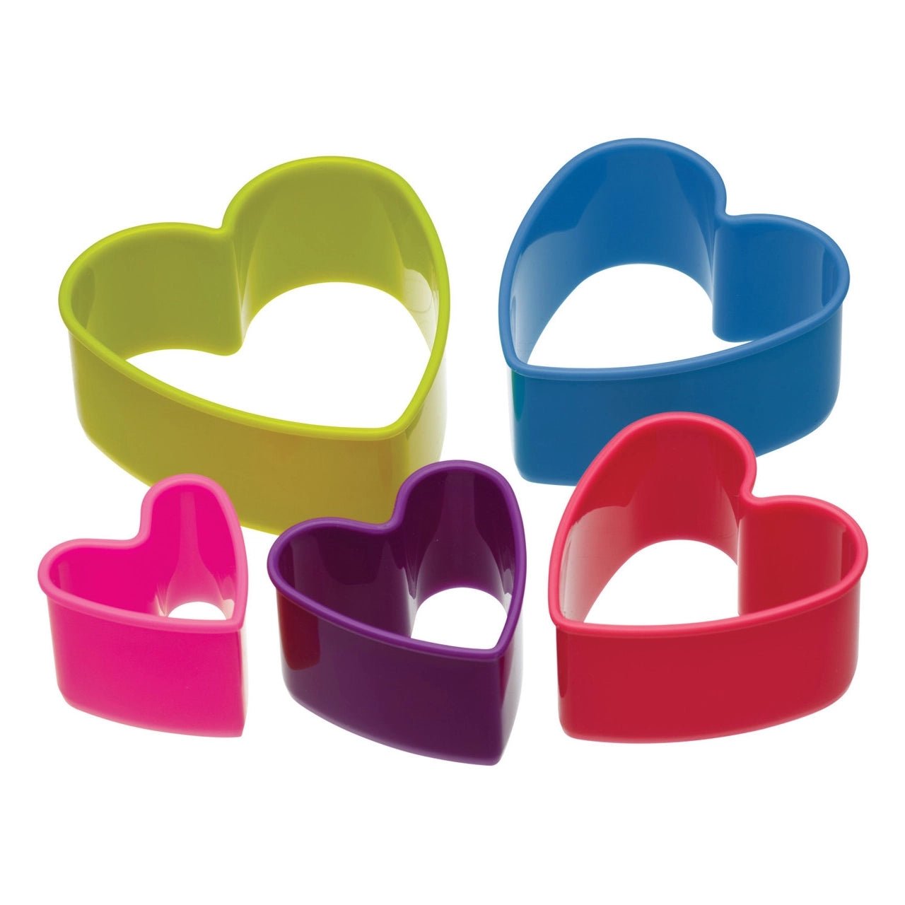 Colourworks Set of 5 Heart Cookie Cutters