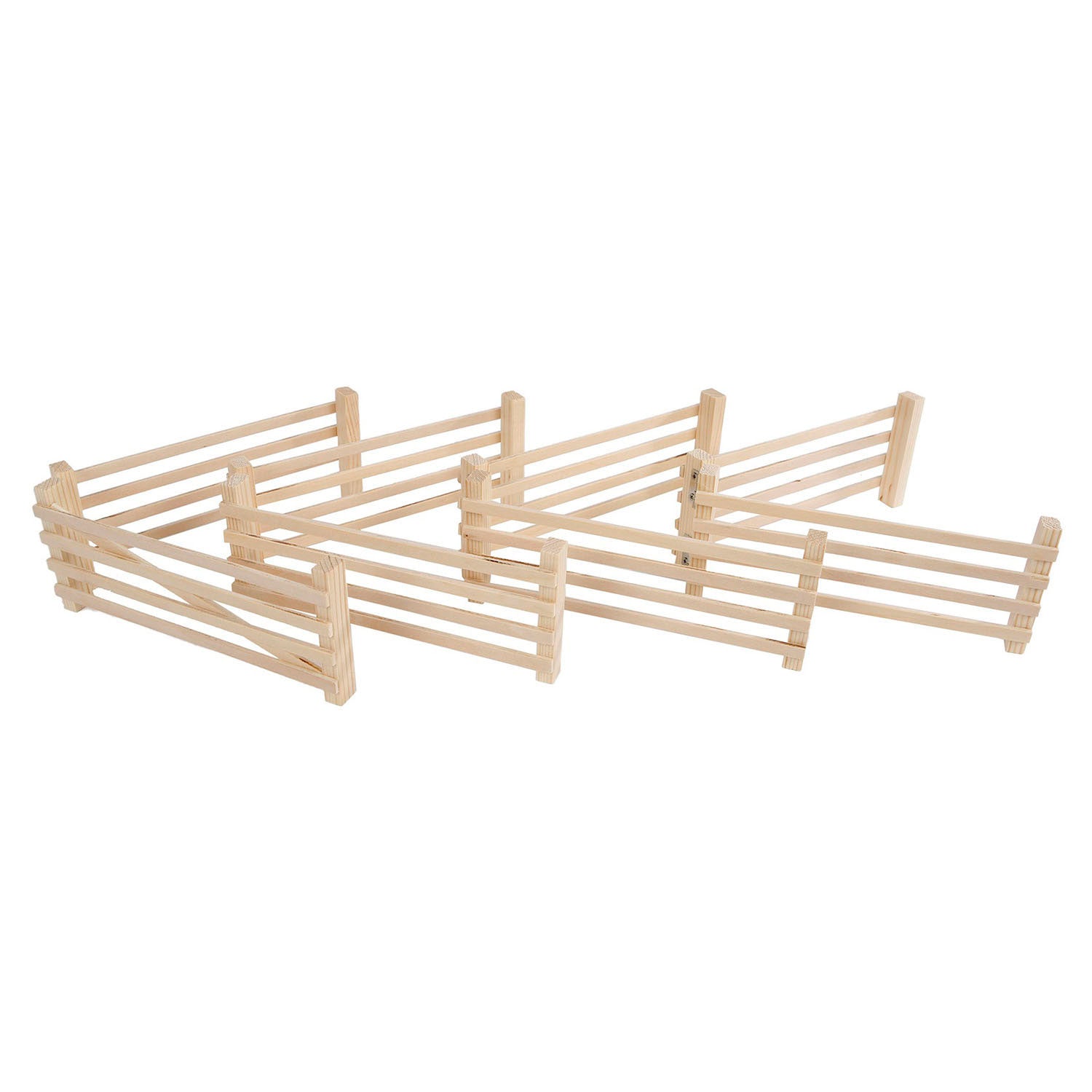 Kids Globe 8 Wooden Fences 1:24