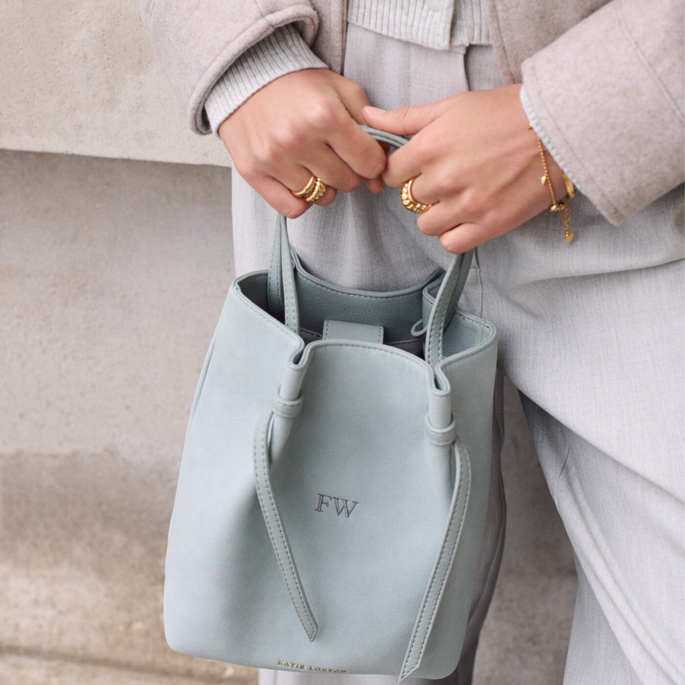 Katie Loxton Celina Suedette Bucket Bag